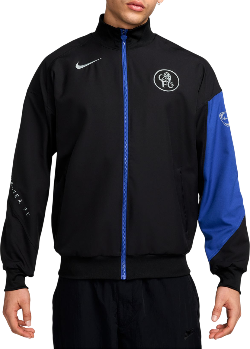 Jakke Nike Dri-FIT Total 90 Chelsea FC Soccer Anthem Jacket Sort | hm3336-011