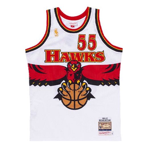 Jersey Mitchell & Ness Mitchell & Ness Atlanta Hawks Dikembe Mutombo 1996-97 Authentic Jersey Hvid | AJY4SB19088-AHAWHIT96DMO
