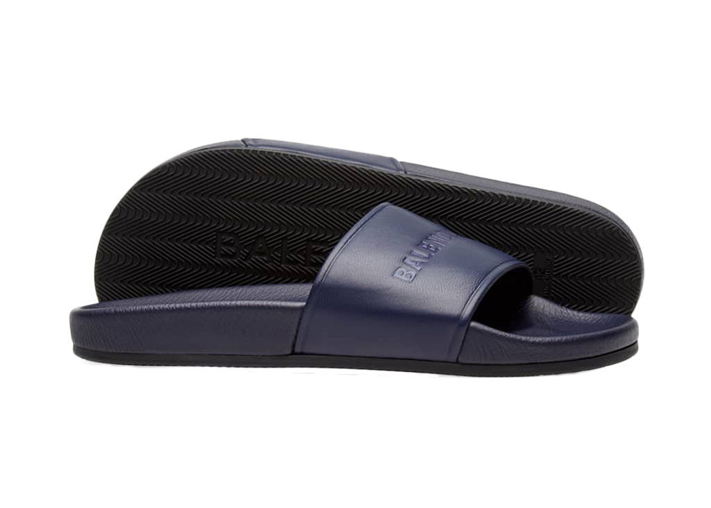 Sneakers og sko Balenciaga Pool Slides Blue Mørkeblå | 506347WAL004166, 0