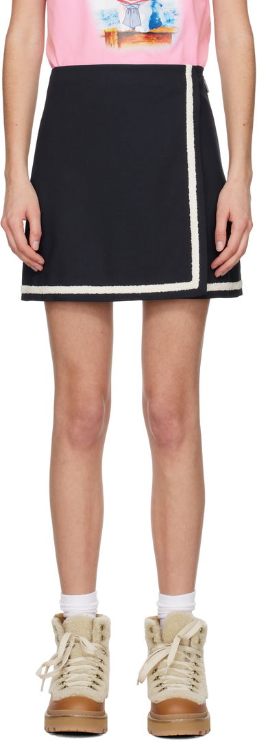 Nederdel MSGM MSGM Mini Skirt Sort | 3841MDD16 257127, 0