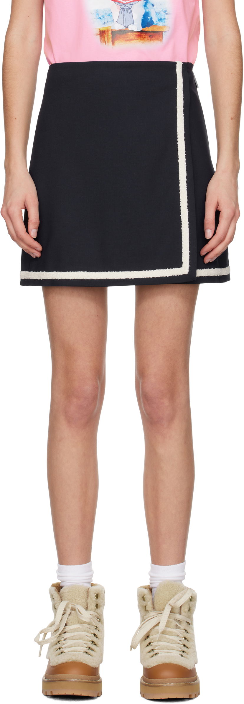 Nederdel MSGM MSGM Mini Skirt Sort | 3841MDD16 257127