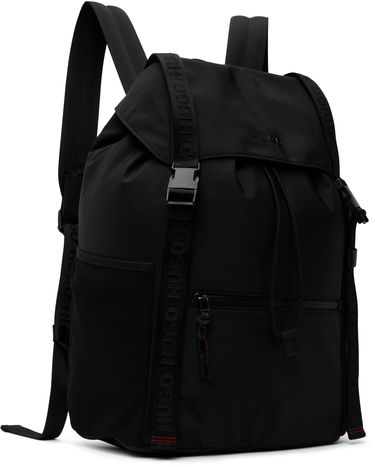 Rygsæk BOSS Hugo Bonded-Logo Backpack Sort | 50547294, 1