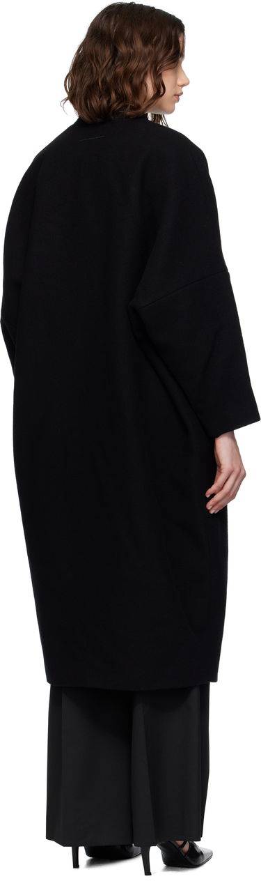 Frakker Maison Margiela MM6 Maison Margiela Wool Felt Overcoat Sort | S52AA0192 M35469, 2