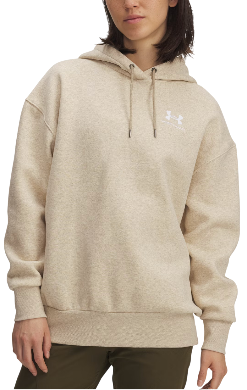 Sweatshirt Under Armour Under Armour UA Icon Fleece OS Hoodie Beige | 1379495-305