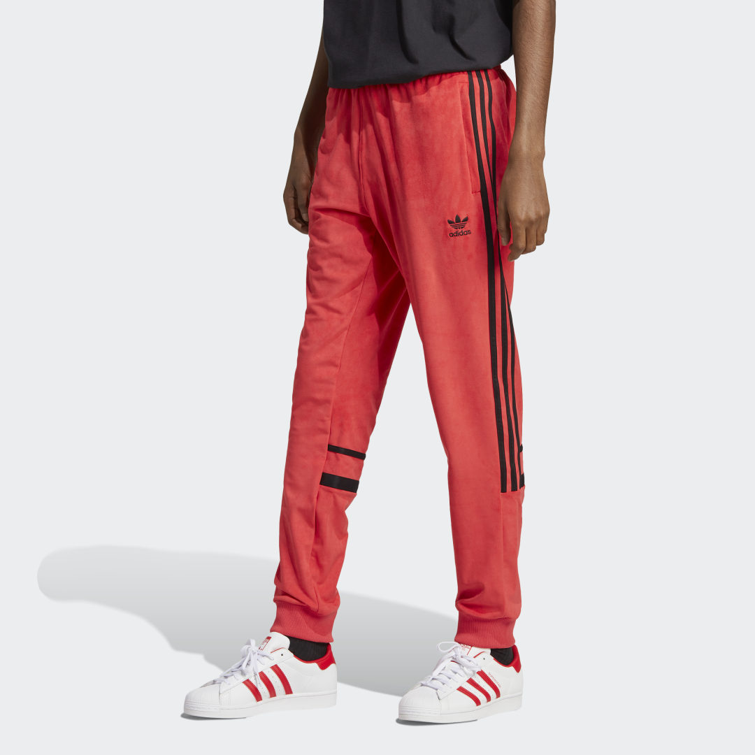 Bukser adidas Originals Adicolor Classics Plush Rød | HL9450, 0