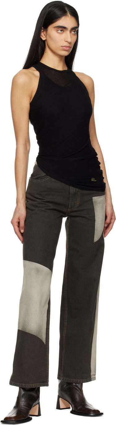 Jeans Eckhaus Latta Eckhaus Latta Wide Leg Jeans Grøn | 334-EL-PS25-T -, 3