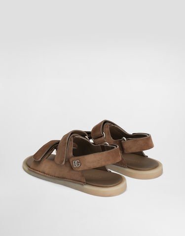 Tilbehør Dolce & Gabbana Dolce & Gabbana Suede Sandals Brun | A80492AT44180024, 2
