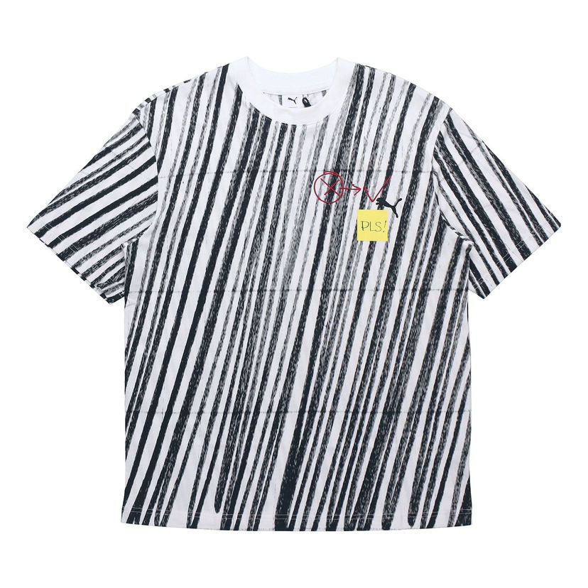 T-shirt Puma MICHAELLAU Crossover Short Sleeve T-Shirt Hvid | 531322-02