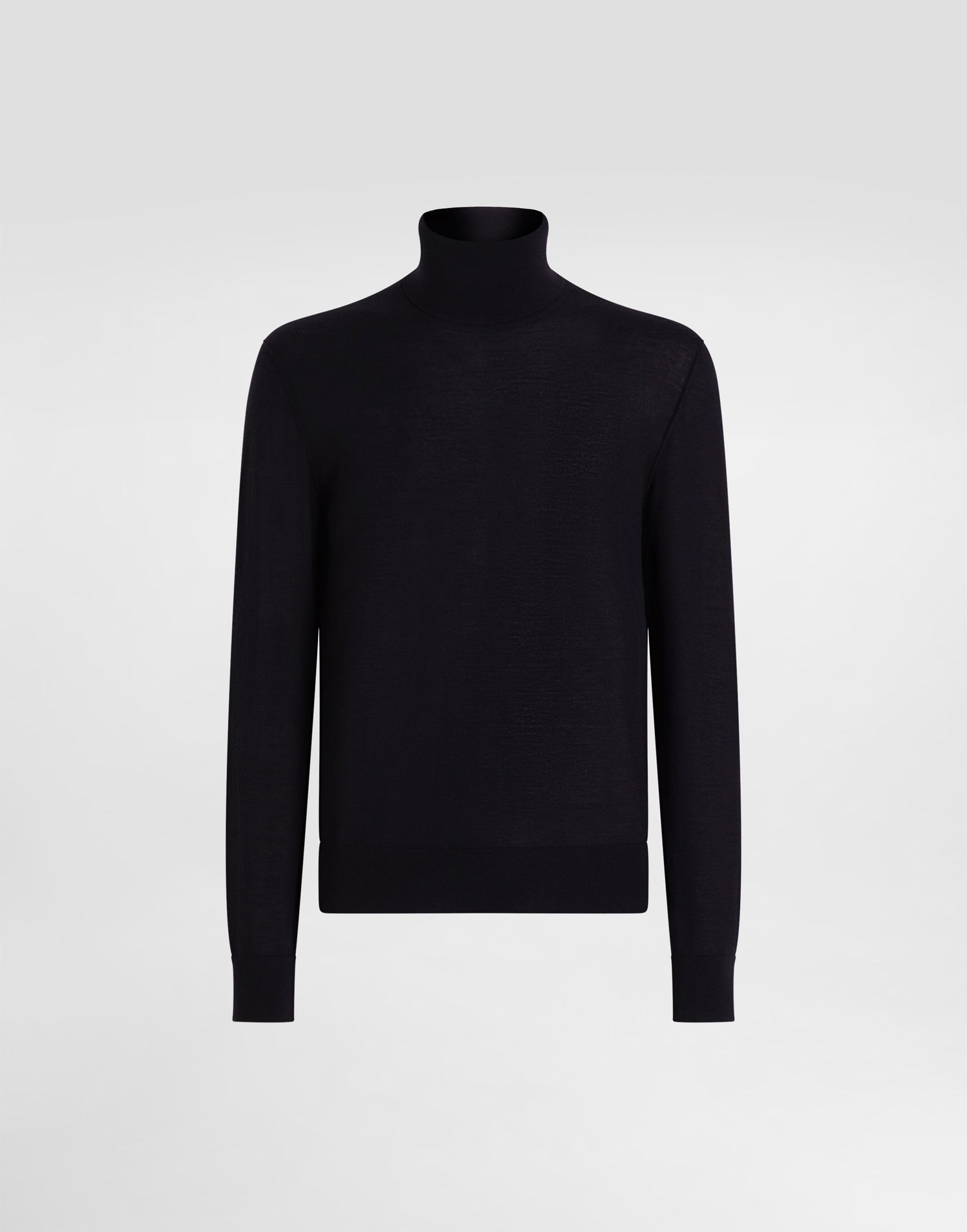 Sweater Dolce & Gabbana Dolce & Gabbana Cashmere Turtleneck Pullover 52 Sort | GXW05TJBW05B0665, 0