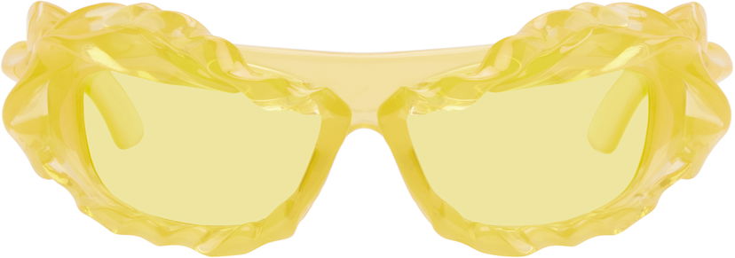 Solbriller Ottolinger Ottolinger Twisted Sunglasses Gul | 2227260115