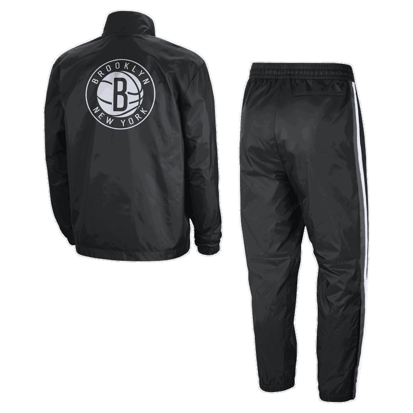 Træningsdragt Nike BROOKLYN NETS COURTSIDE TRACKSUIT Sort | DR9386-010