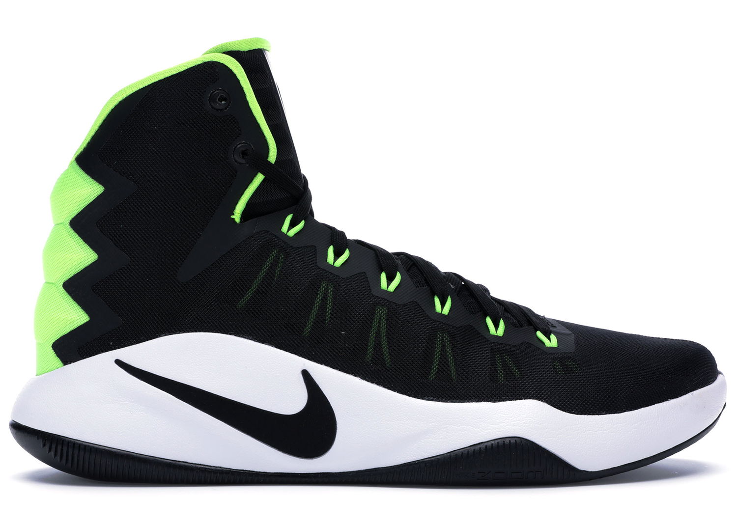Sneakers og sko Nike Hyperdunk 2016 Black/Black-Volt Sort | 844359-007, 0