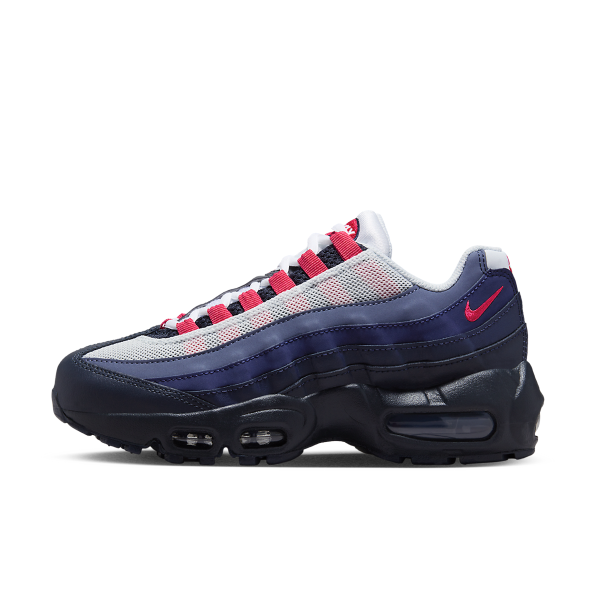Sneakers og sko Nike Air Max 95 Recraft "Dark Obsidian Track Red" GS Mørkeblå | CJ3906-404, 0