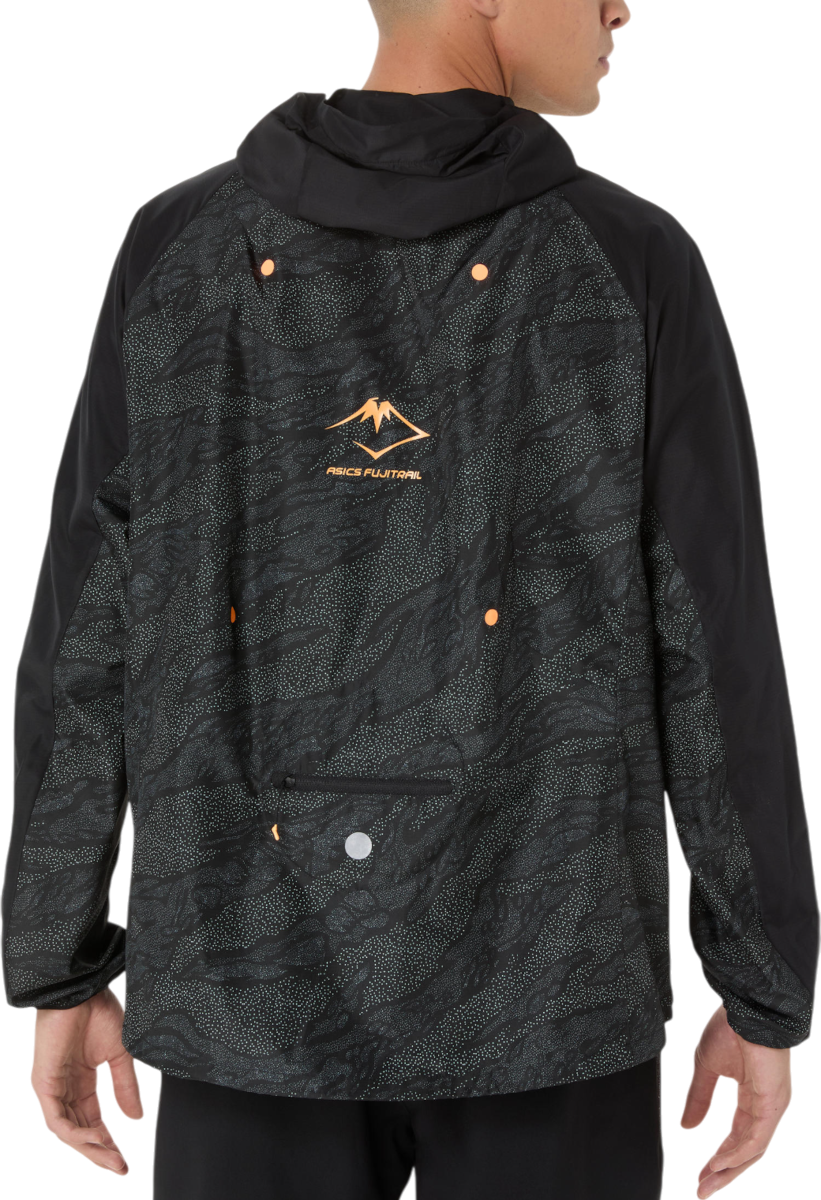 Vindjakke Asics Fujitrail Packable Windbreaker Jacket Sort | 2011d389-002, 1