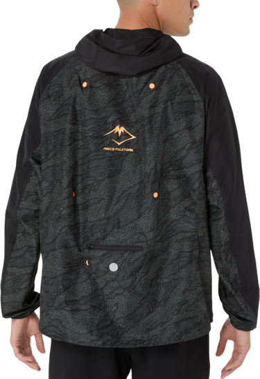 Vindjakke Asics Fujitrail Packable Windbreaker Jacket Sort | 2011d389-002, 1