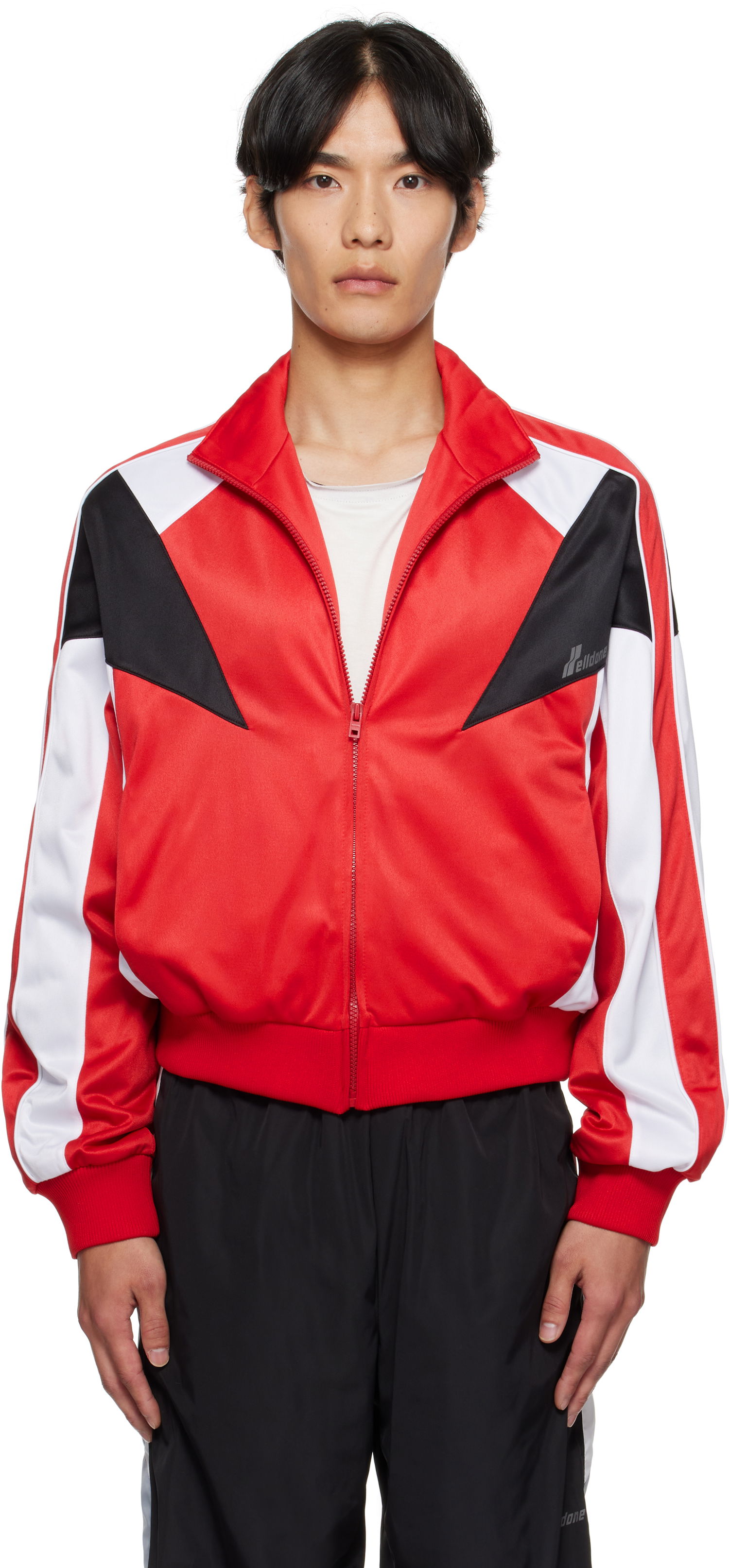 Jakke We11done We11done 'Se11done' Track Jacket Rød | WD-TJ2-25-843-U-RD, 0