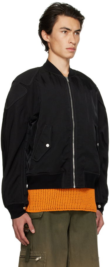 Bomberjakke Dion Lee Dion Lee Padded Bomber Jacket Sort | C4030R23, 1