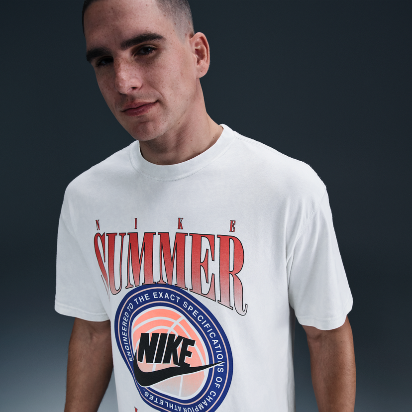 T-shirt Nike Max90 Basketball T-Shirt Hvid | HJ3434-025