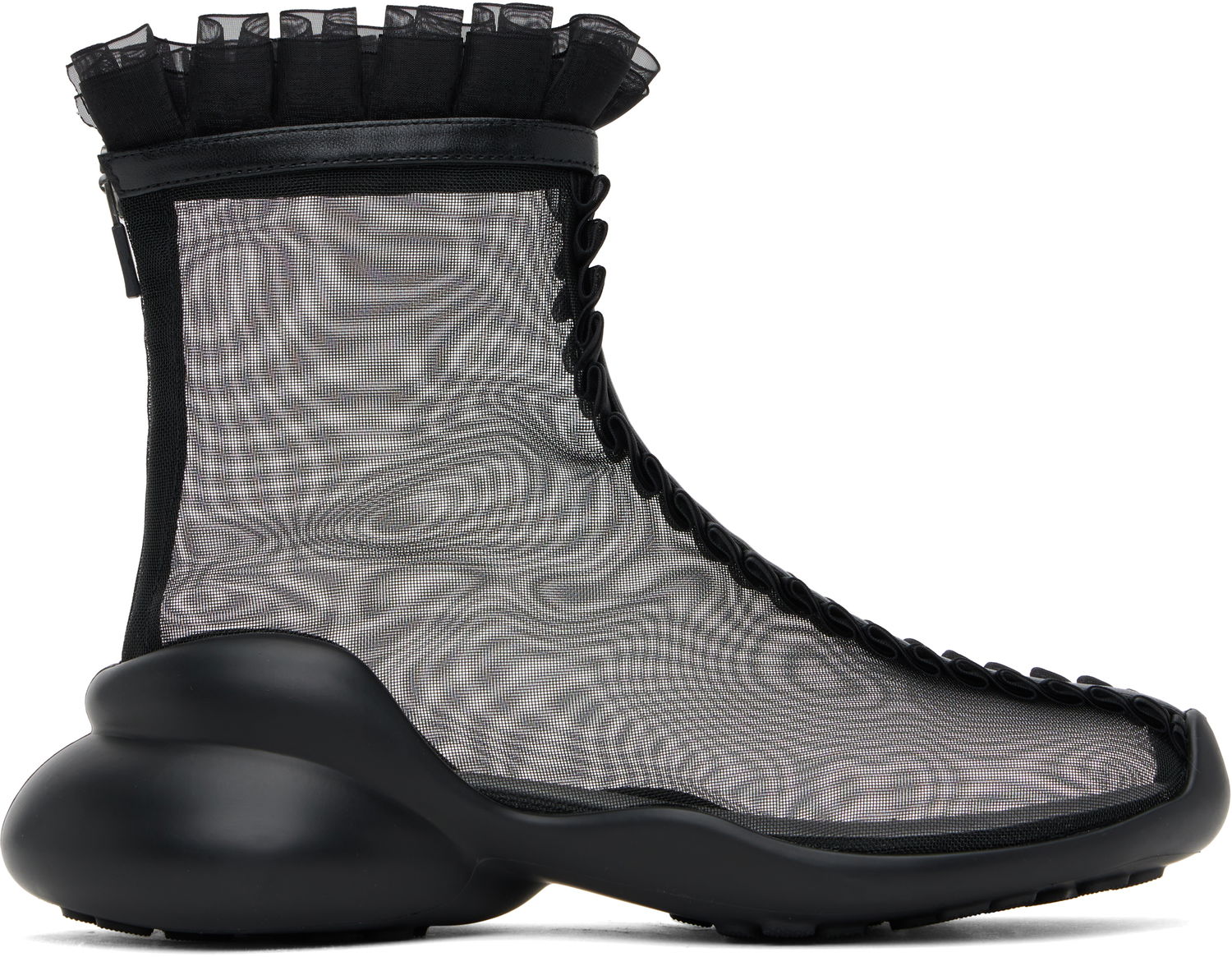 Kjole Collina Strada Collina Strada FCTRY LAb Edition RUFL Boots Sort | YY1001, 0