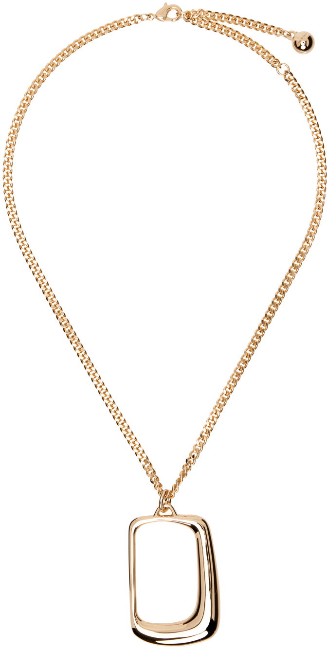 Halskæde Jacquemus Les Sculptures 'Le collier Ovalo' Necklace Beige | 24E241JW651-5845, 0