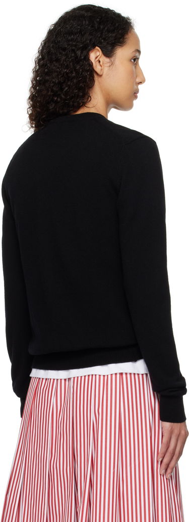 Sweater Comme des Garçons COMME des GARÇONS PLAY Heart Cardigan Sort | AX-N007-051, 2