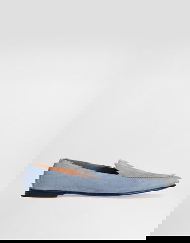 Tilbehør Dolce & Gabbana Dolce & Gabbana Split Calfskin Slippers Blå | A50716AT44180675, 0