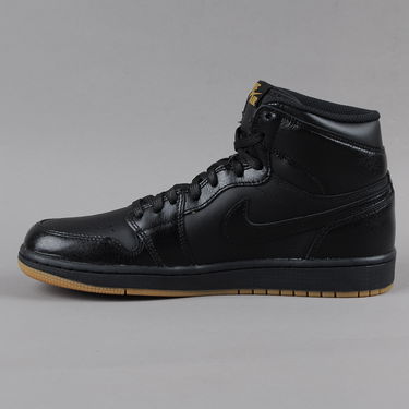 Sneakers og sko Jordan Air Jordan 1 Retro "Gum Bottom" Sort | 555088-020, 0