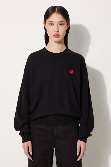 Sweater KENZO Crest Jumper Sort | FE62PU4893LB.99J, 0
