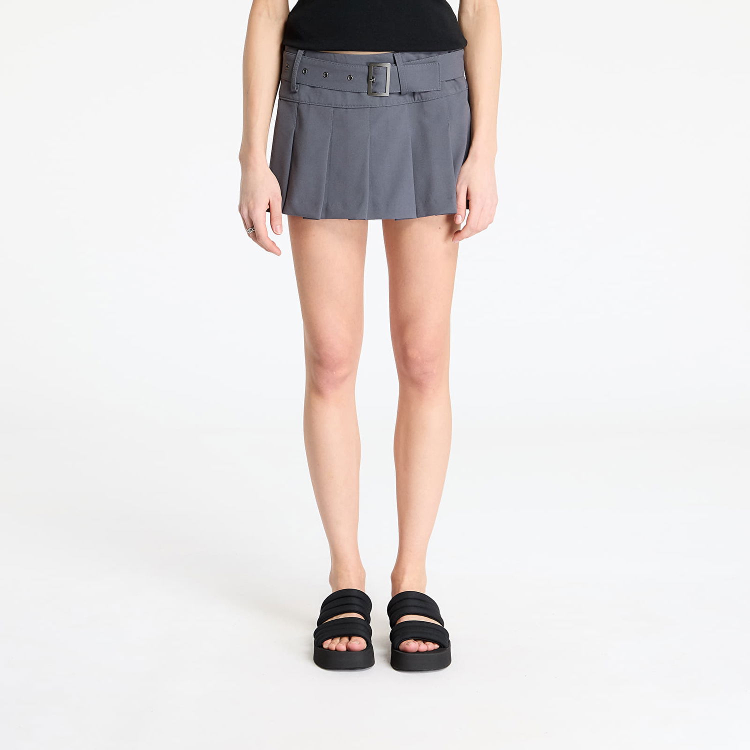 Nederdel Urban Classics Urban Classics Pleated Skirt Grå | TB7060-07890, 0