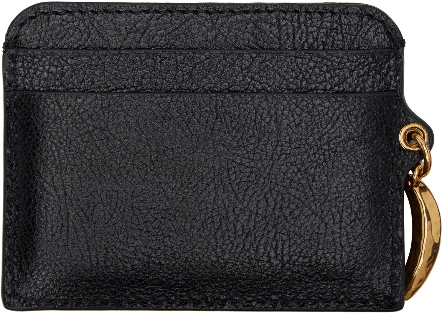 Tegnebog CHLOÉ Chloé Banana Charm Card Holder Sort | CH25SP544N72, 1