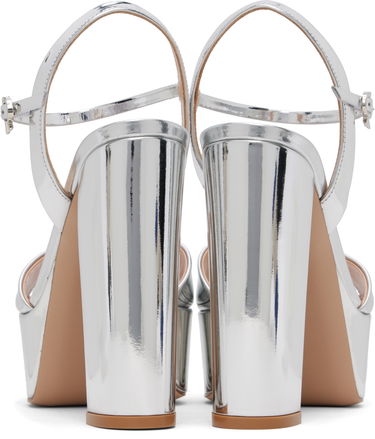 Sneakers og sko Gianvito Rossi Marlena Platform Heeled Sandals Metalisk | G32688-85RIC-MET, 1