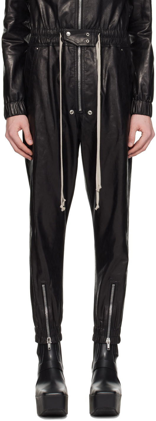 Jumpsuit Rick Owens Rick Owens Luxor Leather Jumpsuit Sort | RU01D3564 LSU