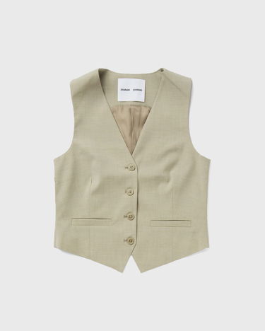 Vest Samsoe Samsoe Samsøe & Samsøe Saramona Vest Beige | F24200179-LIGHT-OLIVE, 0