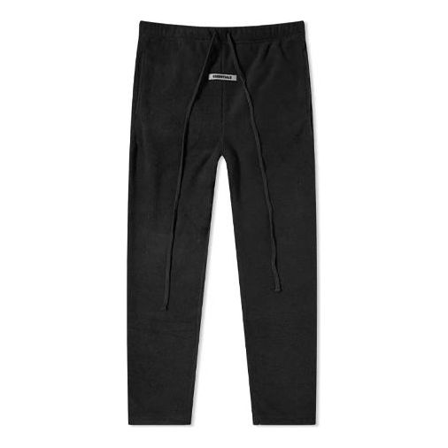 Joggingbukser Fear of God Fear of God Essentials Polar Fleece Pants Sort | FOG-SS20-280
