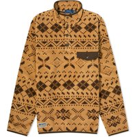 Sweatshirt Polo by Ralph Lauren High Pile Fleece Lodge "Fair Isle" Orange | 710928313001, 1
