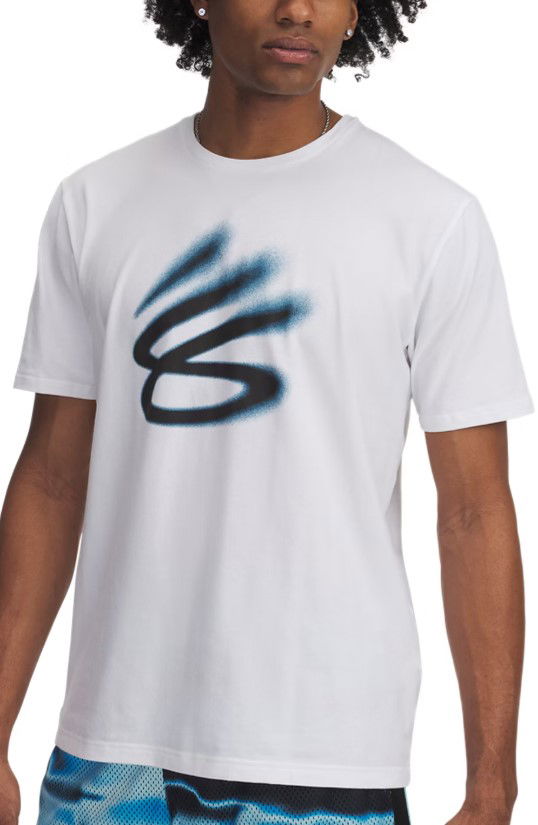 T-shirt Under Armour Curry Playable Graphic T-Shirt Hvid | 1390407-100, 0