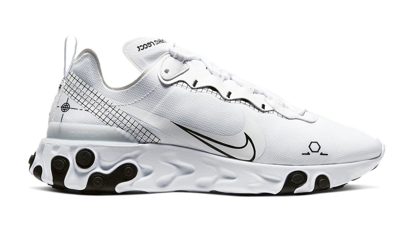 Sneakers og sko Nike React Element Hvid | CU3009-100, 1