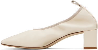 Skopleje Aeyde Aeyde Narissa Ruched Block Heels Hvid | A11-PU0600001002-225, 2