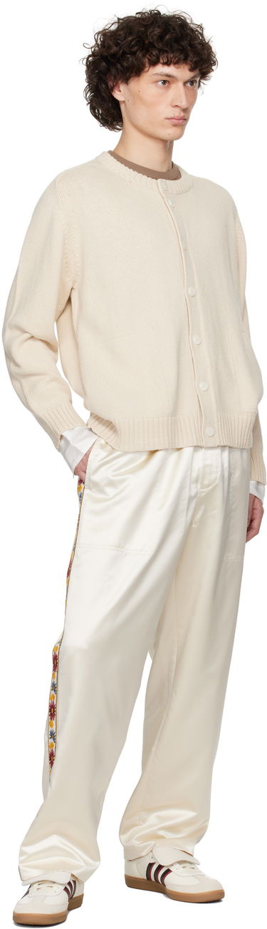 Joggingbukser Bode Bode Candyfloss Satin Track Pants Hvid | MRS25BT010, 3