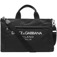 Håndtaske Dolce & Gabbana Nylon Logo Holdall Black Sort | BM2125AG182-8B956, 1