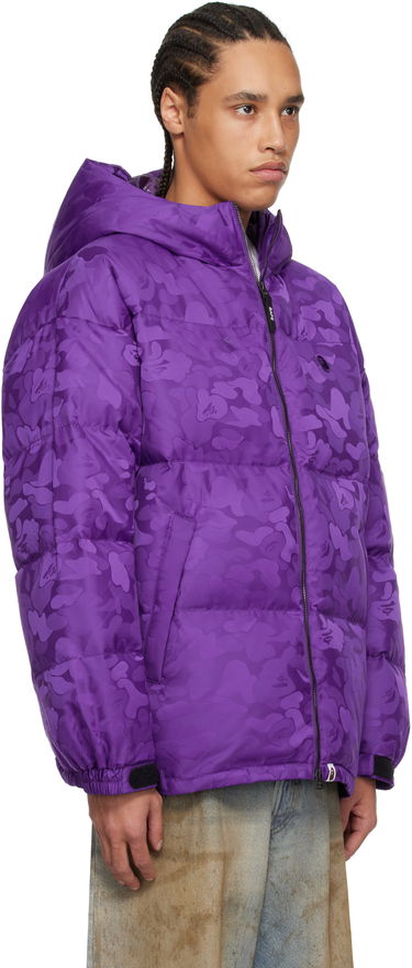 Puffer jakke BAPE A Bathing Ape Camo Jacquard Down Jacket Lilla | 001DNK801001M, 1