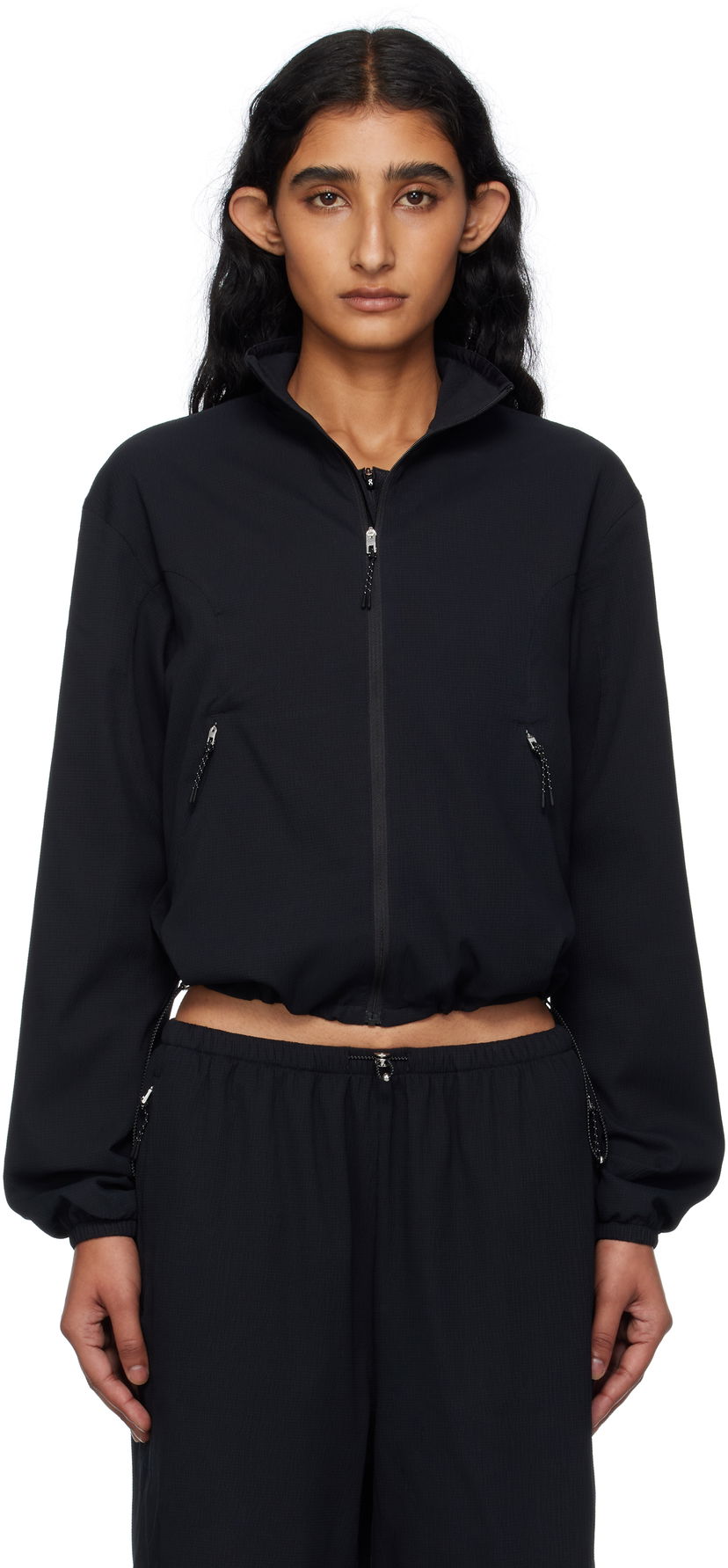 Jakke On Running Zendaya Edition Cropped Track Jacket Sort | 1WF31100553
