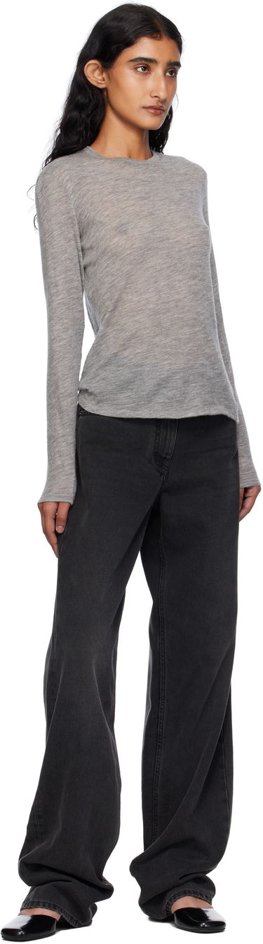 Sweater The Row The Row Iverness Long Sleeve Sweater Grå | 5590-K52, 3