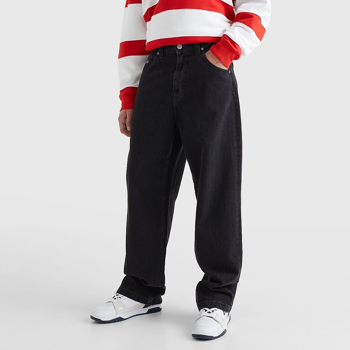 Jeans Tommy Hilfiger Aiden Baggy Pants Sort | DM0DM14827 1BZ, 0