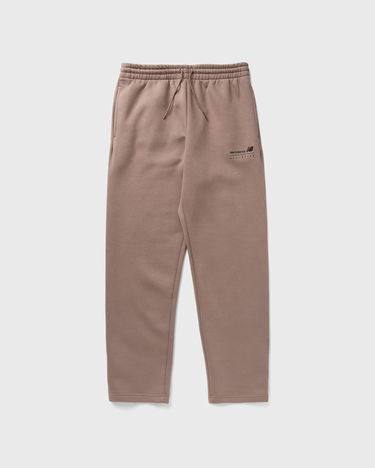 Bukser New Balance Essentials Fleece Pants Beige | MP53508-EAS, 1