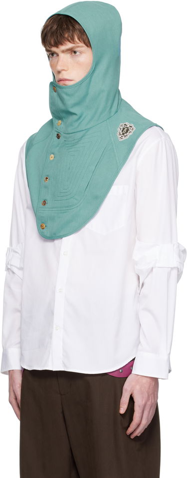 Tørklæde KIKO KOSTADINOV Kiko Kostadinov Ricsi Hooded Neck Warmer Grøn | KKAW25BLC01-72, 3