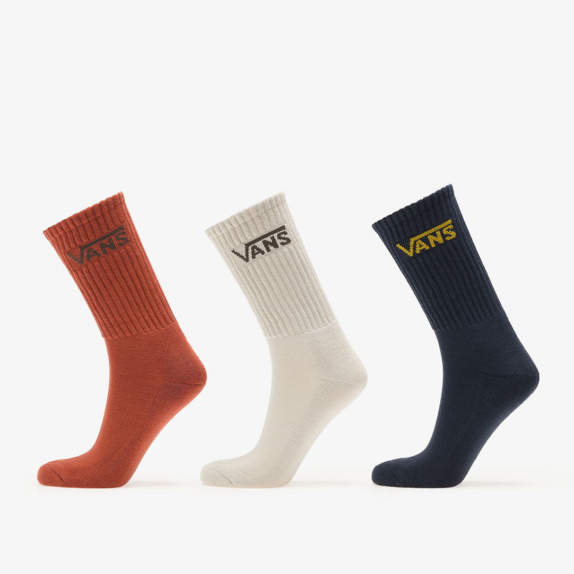Sokker Vans Vans Classic Crew Socks 3-Pack Flerfarvet | VN000QBVJDU1