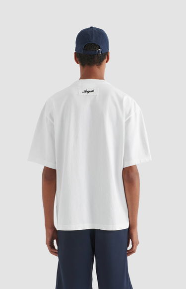 T-shirt AXEL ARIGATO Series Distressed T-Shirt Grå | A2199003, 3