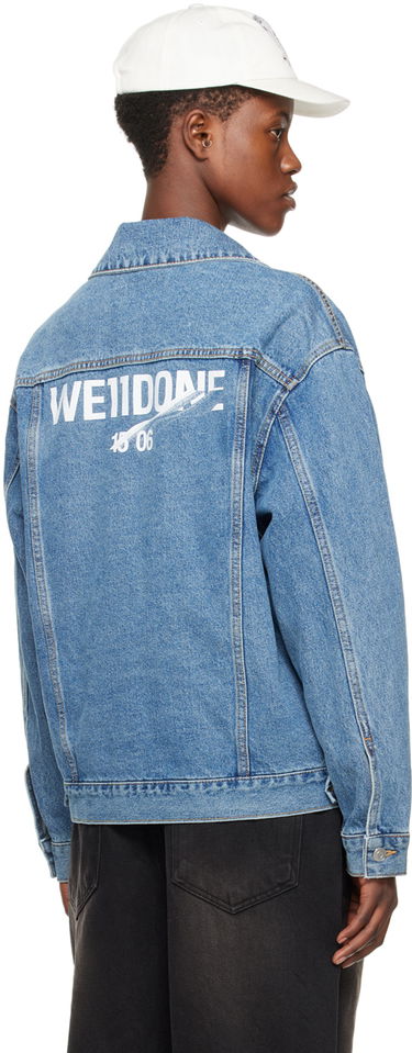 Jakke We11done We11done Faded Denim Jacket Blå | WD-DJ1-23-913-U-BL, 2