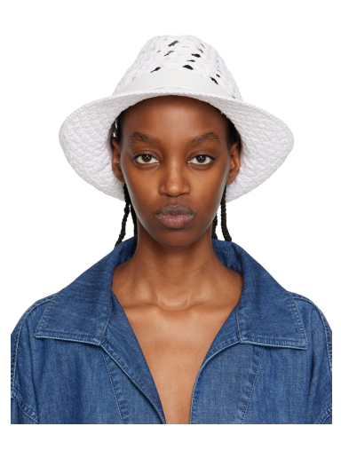Hat Valentino Garavani VLogo Beach Hat Hvid | 2W2HAA90AYQ